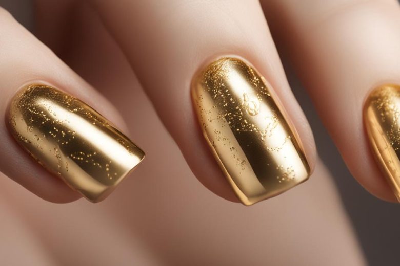 Paznokcie ze złotym akcentem: 15 eleganckich inspiracji na manicure